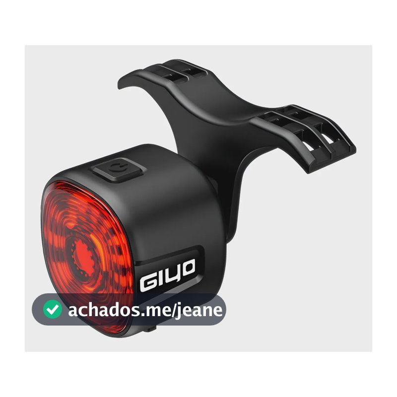 Lanterna Traseira Bike Inteligente Com Luz Freio Giyo Gl09s Vermelho