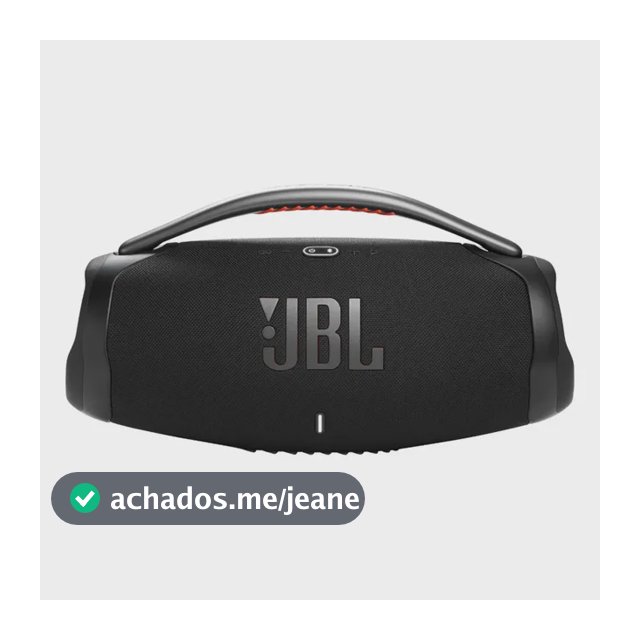 Caixa De Som Boombox 3 Bluetooth Preta Jbl