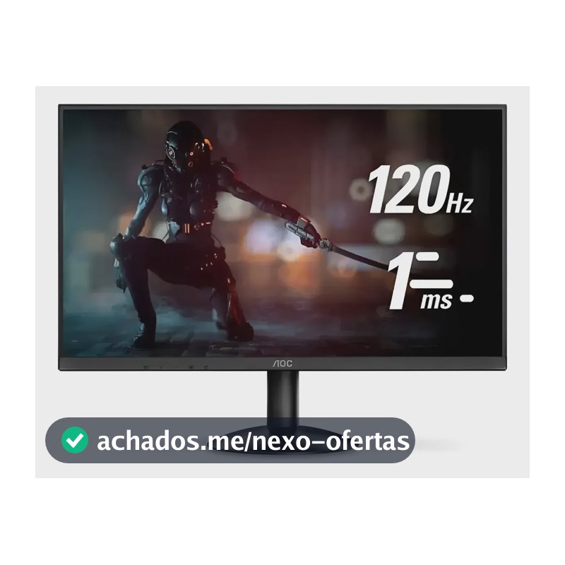 Monitor 21,5 Aoc Fhd  22b30hm2 Gaming Widescreen Va Vga Hdmi Preto 127/220v