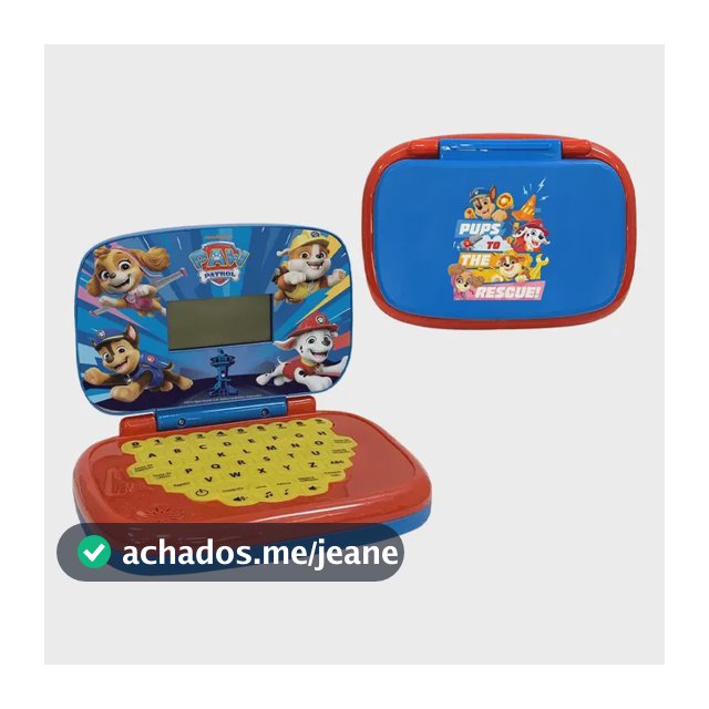 Laptop Infantil Candide Da Patrulha Canina - Bilingue