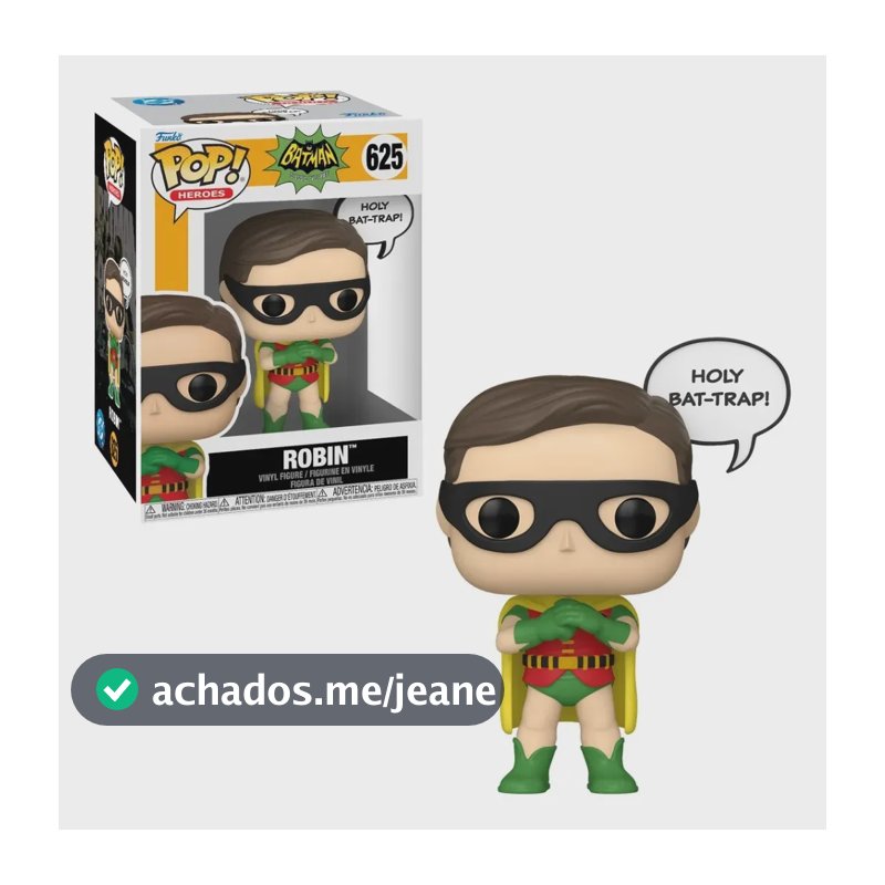 Boneco Funko Pop! Sayings Dc Batman - O Homem Morcego - Robin
