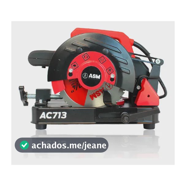 Policorte Portátil Asm Ultra Ac713 + Disco De Corte