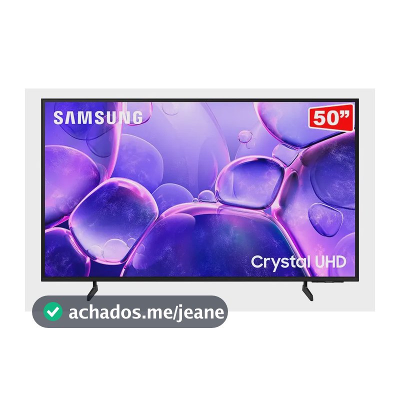 Smart Tv U8600f Crystal Uhd 4k 50 2025 Preto Samsung