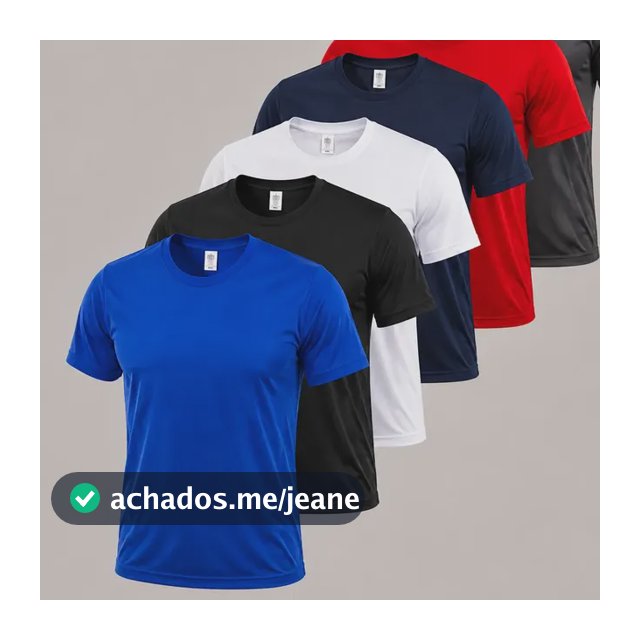 Kit 6 Camiseta Masculina Dray Fit Casual  Trabalho Academia