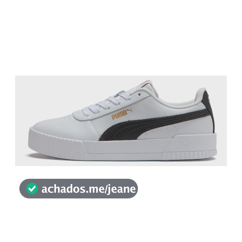 Tênis Carina Feminino Puma Branco E Preto 35 Br