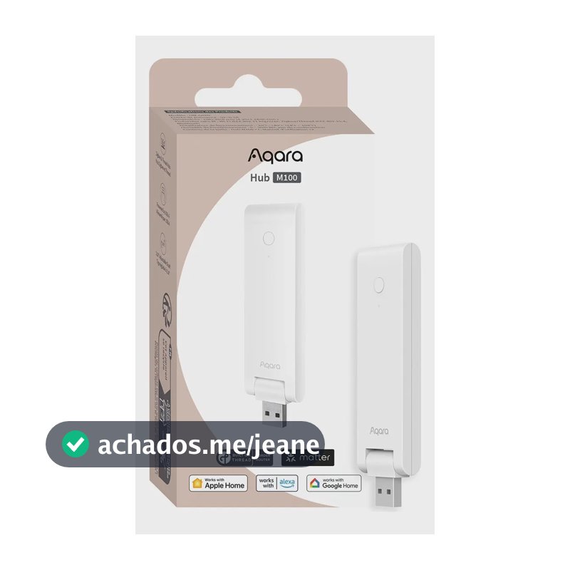 Hub Casa Inteligente Aqara M100 Matter Wi-fi 6 Thread Zigbee