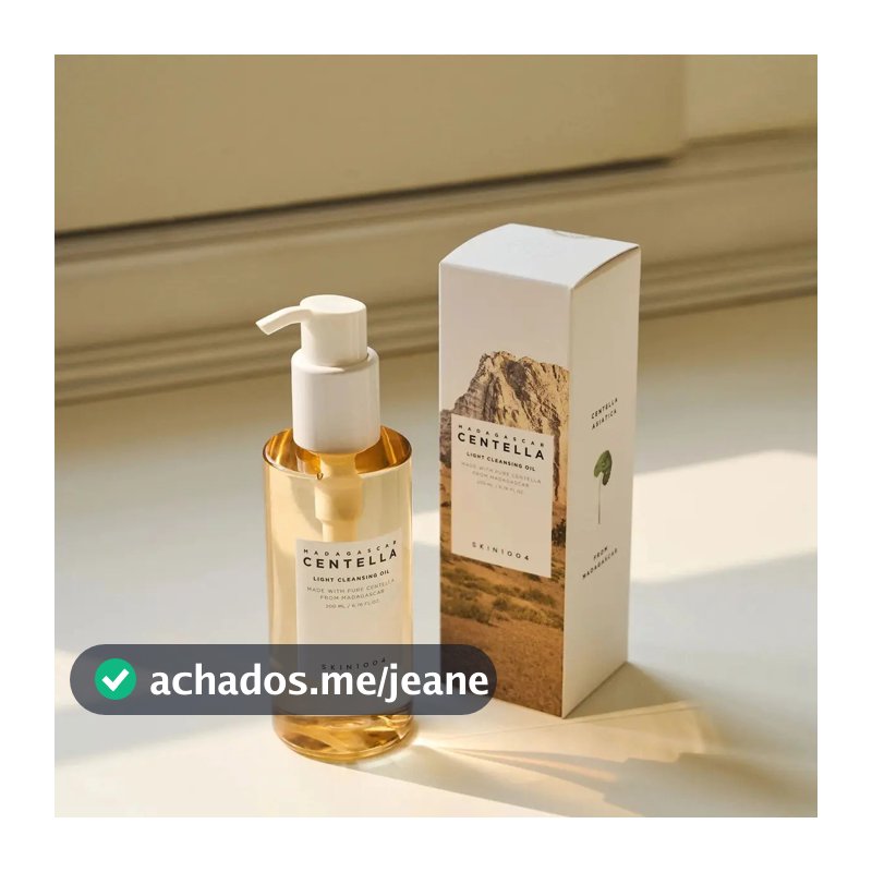 SKIN1004 Madagascar Centella Ligth Cleansing Oil 200ml Óleo de Limpeza Coreano