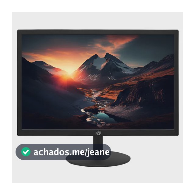 Monitor Led 19 Brazil Pc Bpc-19we02-b 1440x900 Com 60hz E 5ms Furação Vesa Hdmi E Vga Cor Preto 127/220v