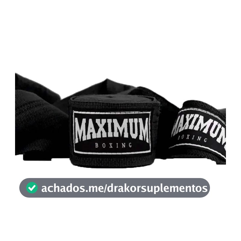 Maximum Acessório Boxing Boxe Muay Thai Fita Atadura M