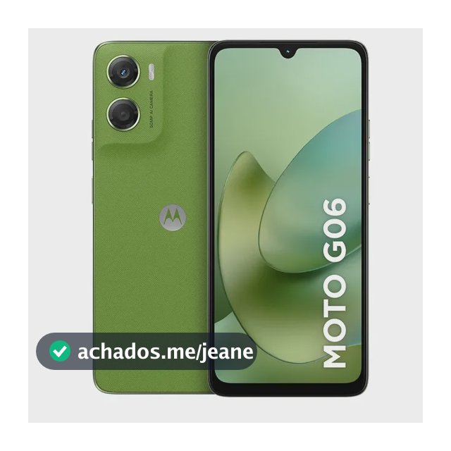 Smartphone Motorola Moto G06 - 128gb 4gb Ram + 8gb Ram Boost, e Camera 50mp Com Ai Bateria De 5.2 Ah Tela 6.9