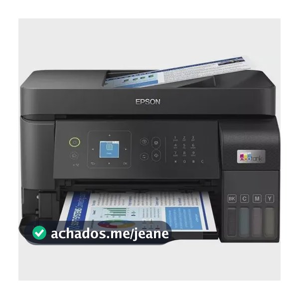 Impressora Multifuncional Epson Ecotank L5590 - Tanque de Tinta Colorida USB Wi-Fi