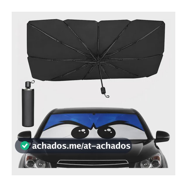Quebra Sol Para Brisa Carro Protetor Solar Chuva(olho Preto)