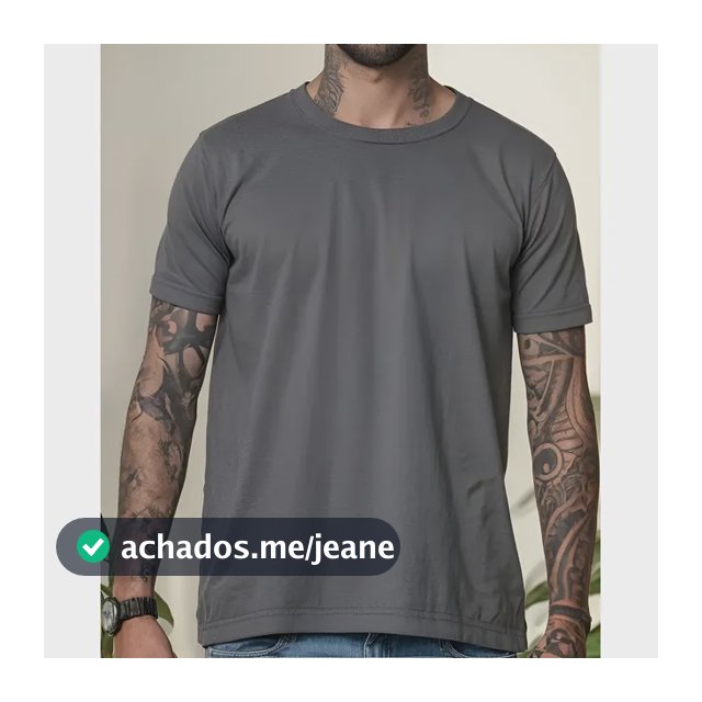 Camiseta Masculina Lisa Básica 100% Algodão Leve Confortável