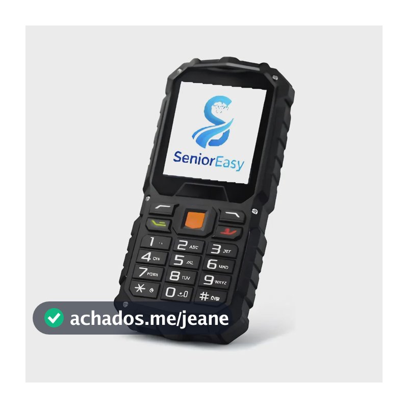 Celular Senioreasy Basic Resistente Dual Sim Preto