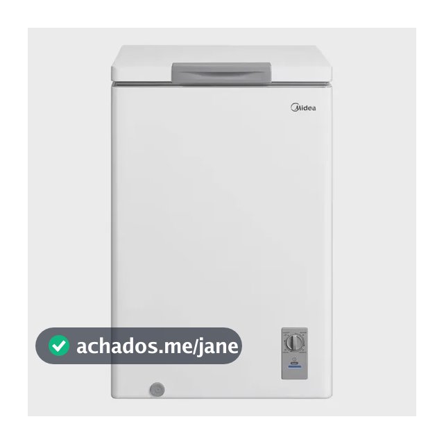 Freezer Horizontal 100l Inverter Bivolt Branco Midea Branco MDRC151FZD013