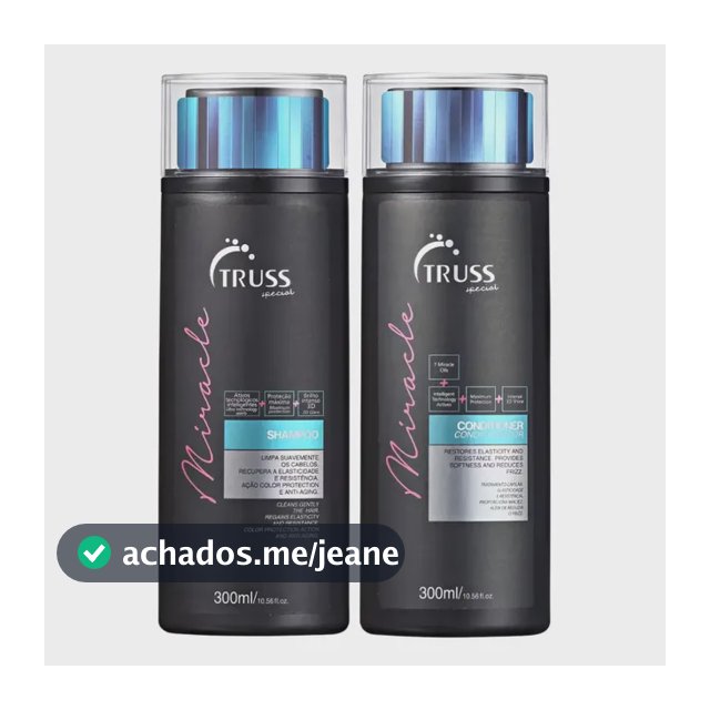 Truss Miracle Kit Shampoo + Condicionador 300ml