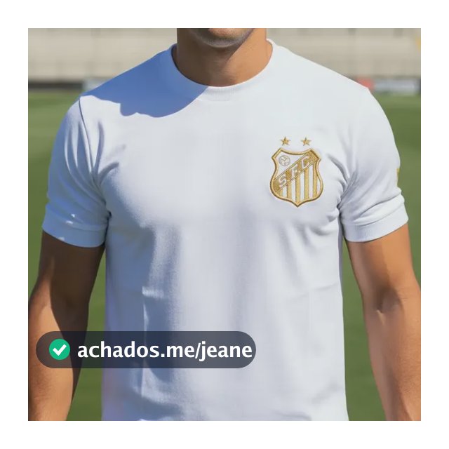 Camisa Santos Retrô Pelé Mil Gols Branca Oficial