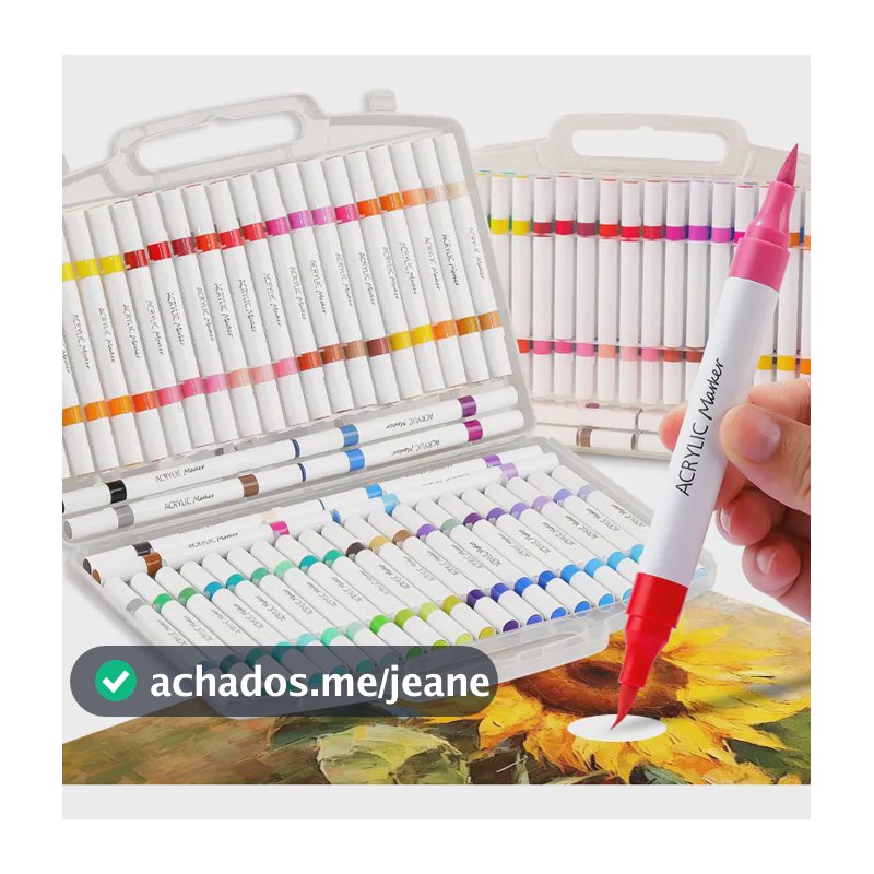24 Caneta Duplo Ponto Para Porcelana Vidro Cerâmica Colorido