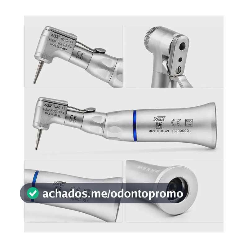 Contra Ângulo Odontológico NSK NAC para Baixa Rotação com Trava de Broca