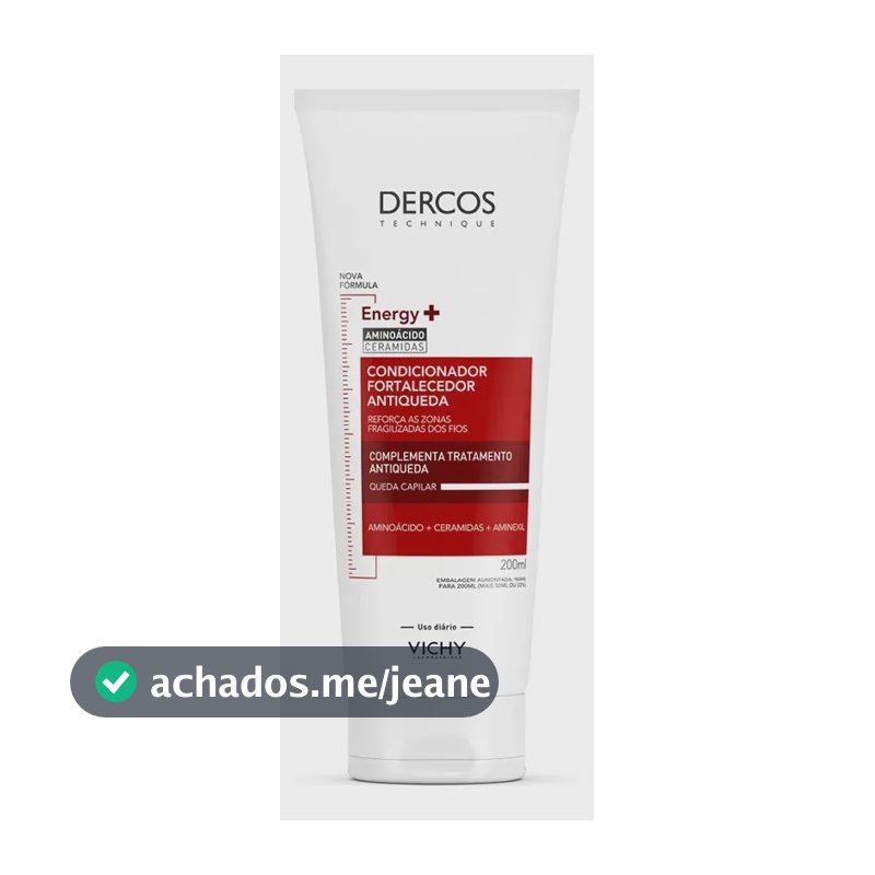 Condicionador Antiqueda Fortalecedor com Aminexil, Dercos Energy+ Vichy, 200ml
