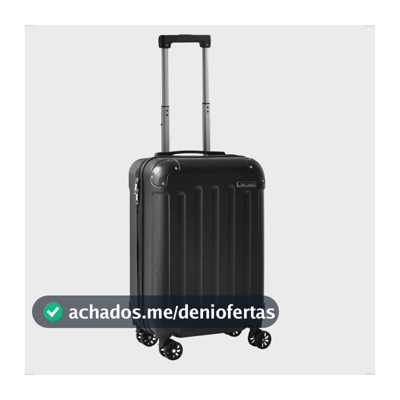 Mala De Viagem Bordo Mão Pequena 10kg Abs Cadeado 360