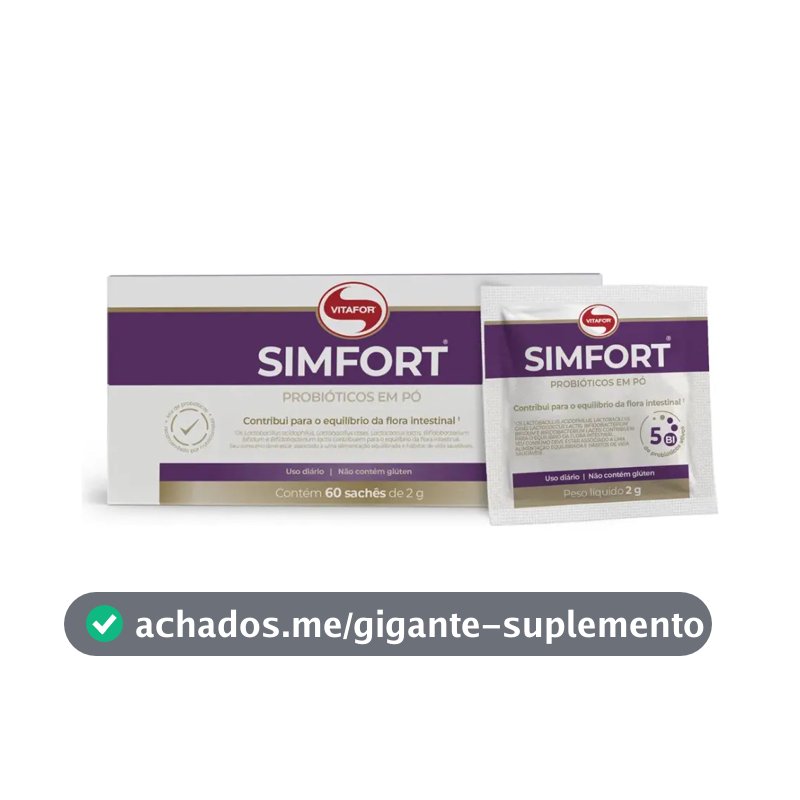 Simfort 60 Sachês (2g) Vitafor