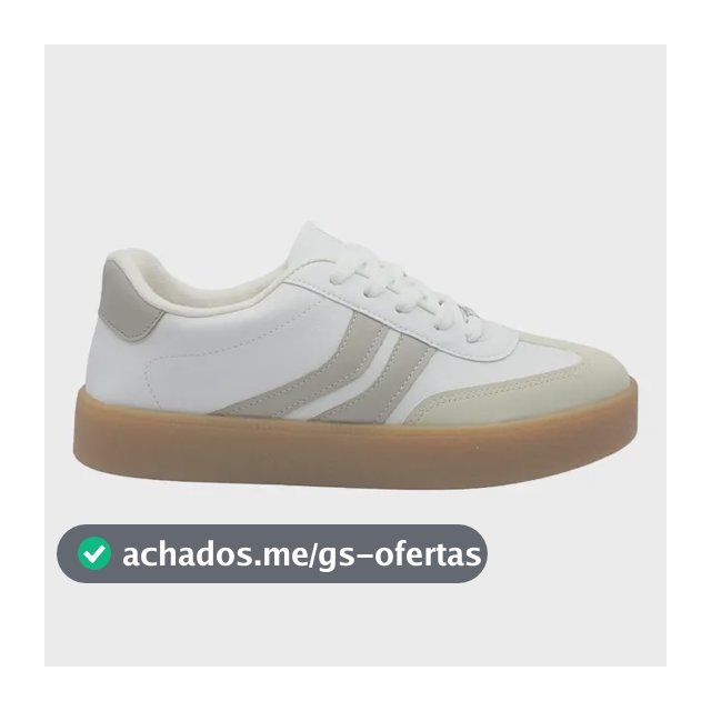 Tenis Feminino Casual Vizzano Branco Confortável Original