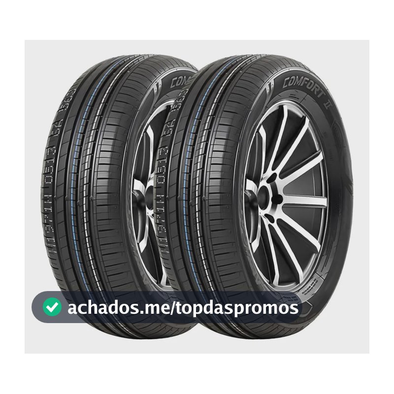 Kit 2 Pneus Lanvigator Comfort Ii 175/75r14 Aro 14 86t T