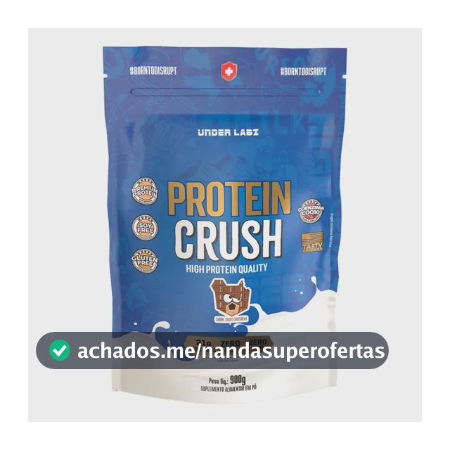 Proteína Under Labz Whey concentrado Crush em pó sabor chocobear x 900g