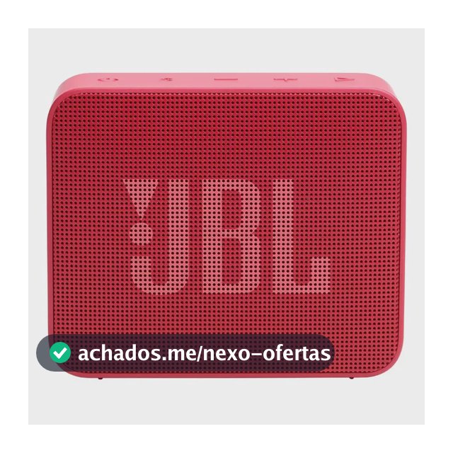 Caixa De Som Bluetooth Portátil Go Essencial 2 Jbl Vermelha Vermelho