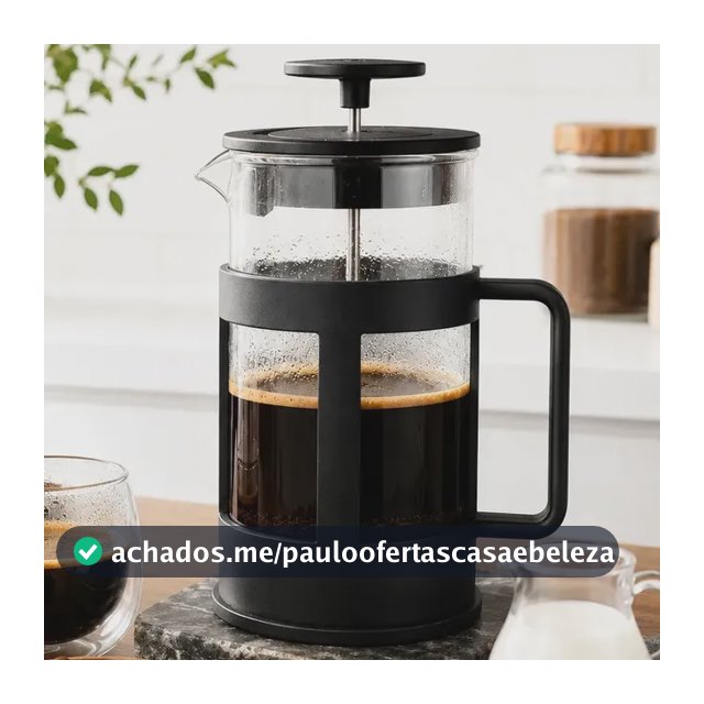Cafeteira Prensa Francesa De Vidro Borossilicato 600ml Potistore Aço Inox Leite Cremoso Cremeira Capuccino Chá Café Profissional