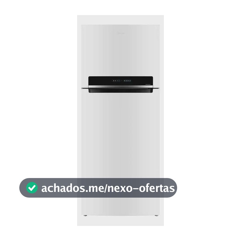 Geladeira Midea Frost Free Duplex Inverter 473L com Painel Digital e A Alarme de Porta Aberta Branca Bivolt