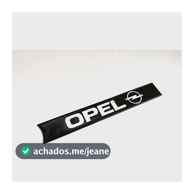 Acabamento Régua Opel P/ Tampa Valvulas Astra Vectra 8v Preto