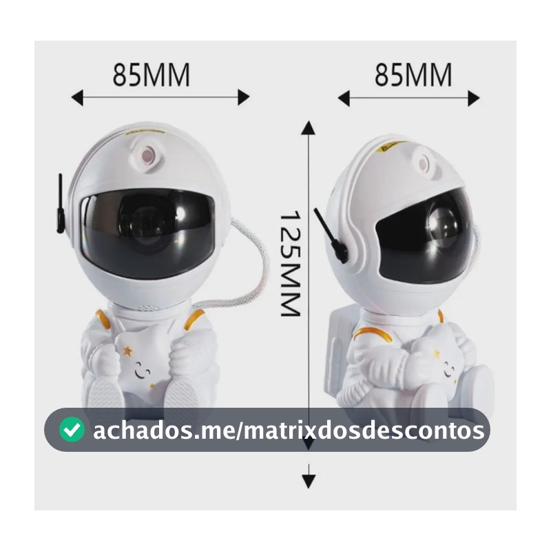 Astronauta Para Quarto Com Luz Nebulosa E Galáxia Tedy cc