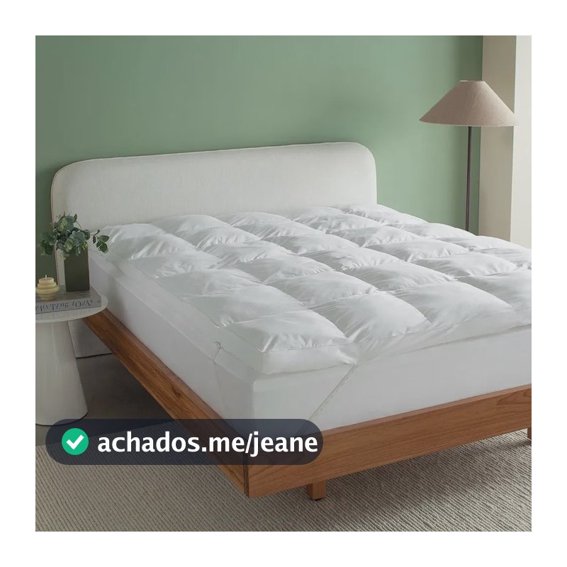 Pillow Top Queen Buddemeyer Cotton Essential Branco