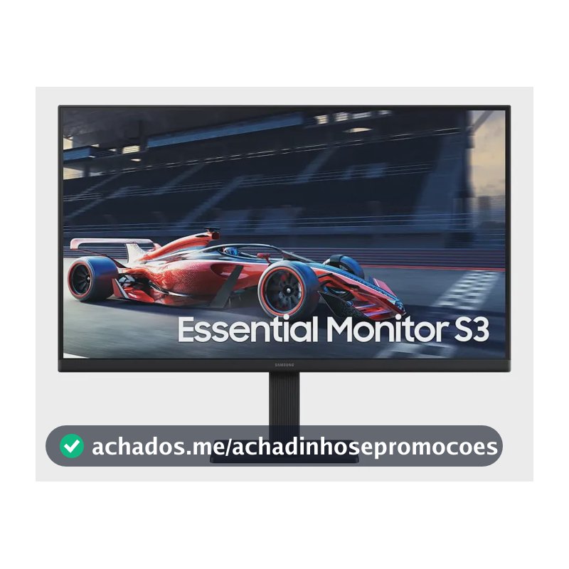 Monitor Gamer Samsung 24" FHD,100 Hz, HDMI, VGA,Preto, S3