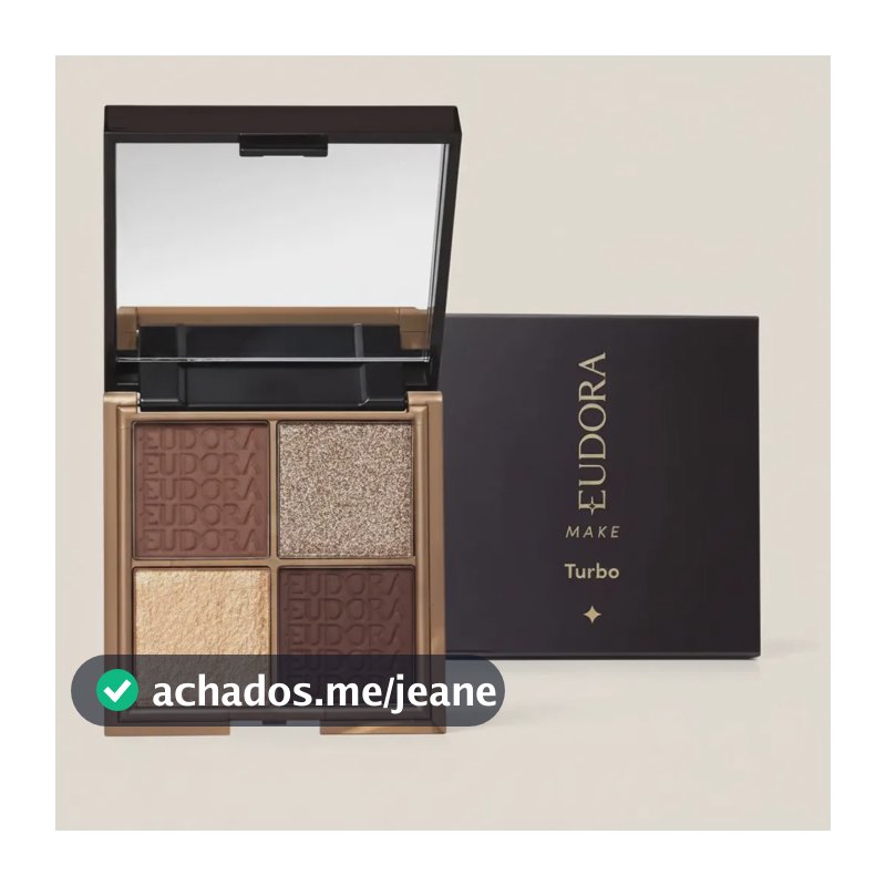 Eudora Pallete De Sombras Quarteto Make Turbo