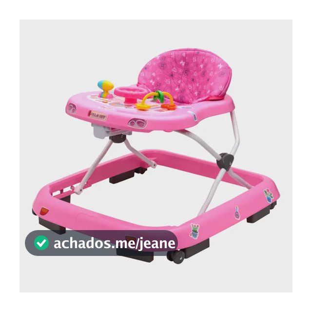 Andador Infantil Musical Para Bebê Quick Maxi Baby ROSA