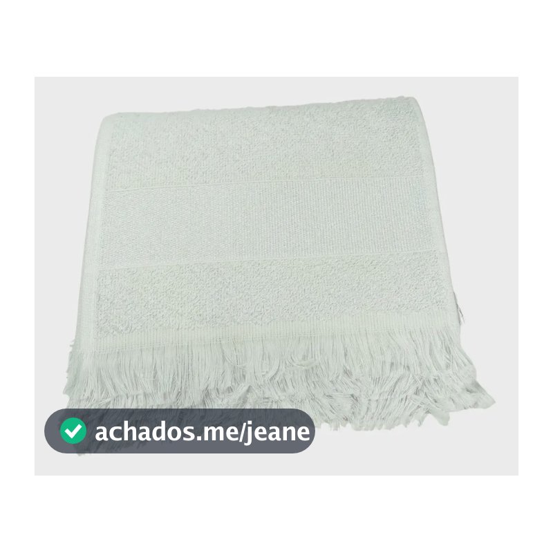 Kit 50 Toalhinha De Mão Visita Boca Felpuda Para Sublimação Cor Branco