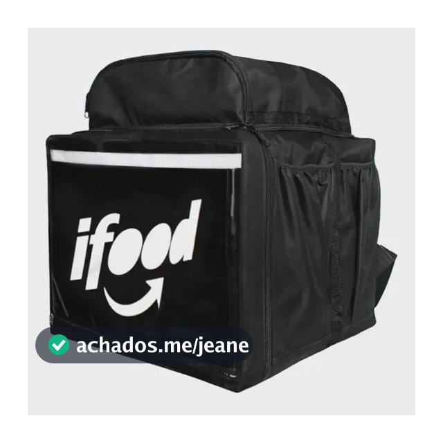 Bolsa Para Delivery Lanche 45l Reforçada Só A Capa Ifood