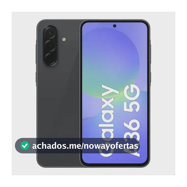Smartphone Samsung Galaxy A36 5g 128gb 6gb Ram Câmera Tripla De Até 50mp Selfie De 12mp Ip67 Super Amoled 6.7'' Nfc Recursos Ai Android E Segurança Snapdragon - Preto