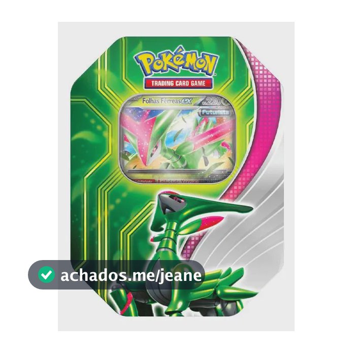 Pokémon Lata Paradoxal Folhas Férreas Ex Pt-br
