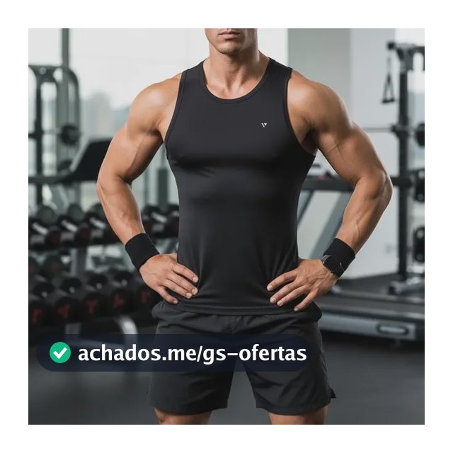 Regata Dry Fit Lisa Camiseta Masculina Academia Treino Voker