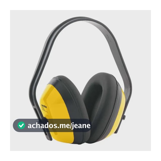 Abafador De Ruídos Tipo Concha Arv100 Vonder C.a 37.272 Cor Amarelo