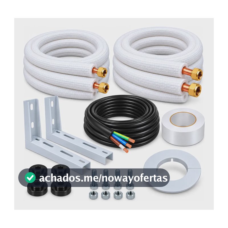 Kit Instalação Ar Condicionado Split 7 A 12000btus 3 Metros