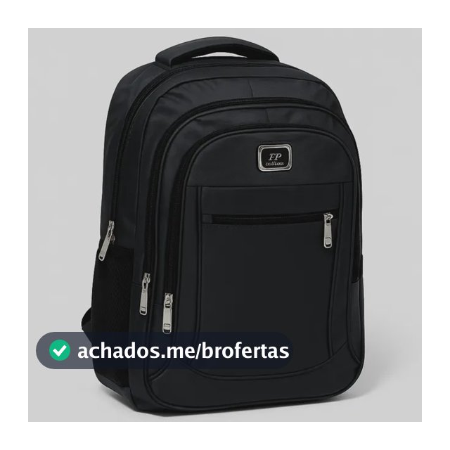 Mochila Grande Alça Reforçada Resistente Faculdade Trabalho