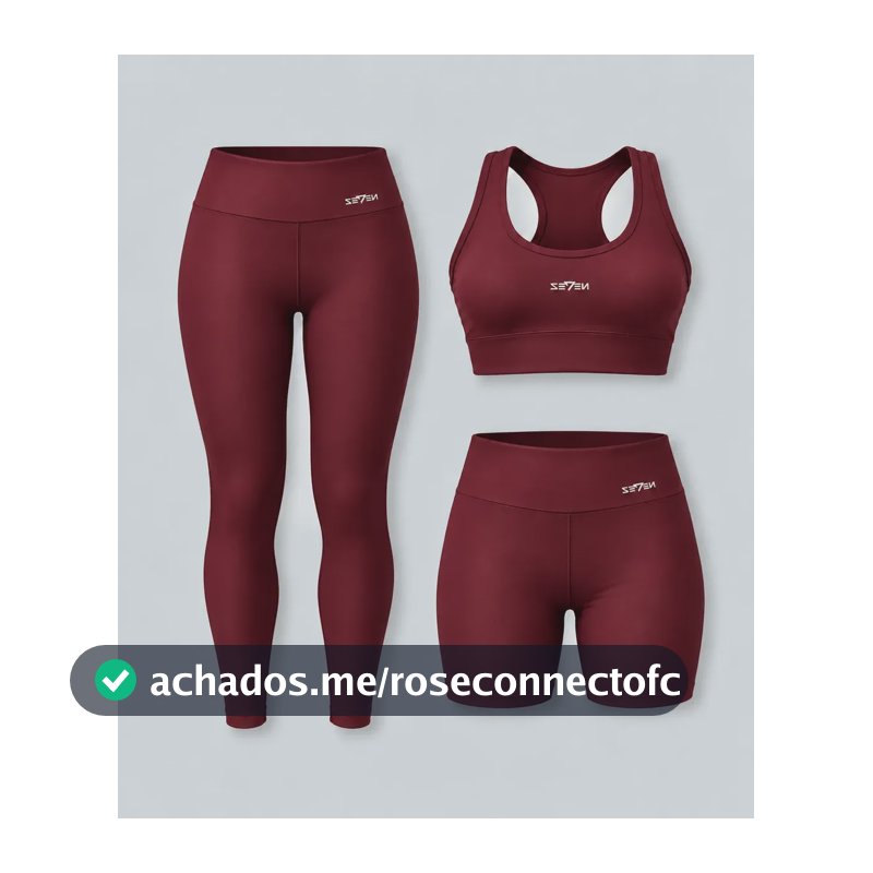 Kit Conjunto Feminino Fitness Top Nadador + Legging + Short Bordô M