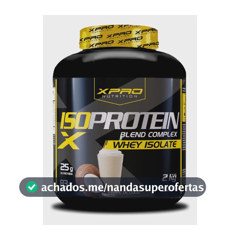Whey protein XPro Nutrition Iso Blend Complex em pó sabor Frappé de coco x 2kg