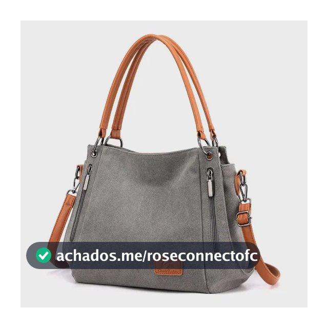 Bolsa Tiracolo Feminina Lona De Algodão E Couro Arte Retrô
