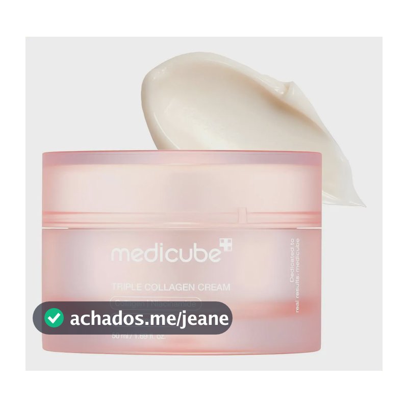 Creme Facial Medicube Colágeno Firmeza E Hidratação 50ml Todo Tipo De Pele